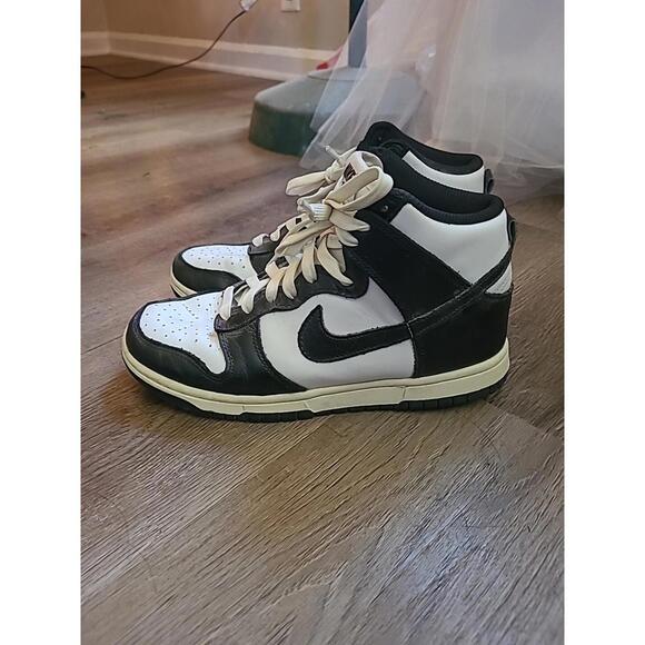 Nike Other - Nike Mens Dunk High Sneakers White And Black Size 6.5